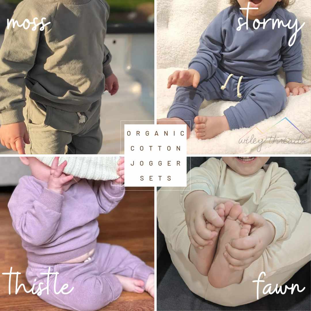 Organic cotton 2025 jogger set