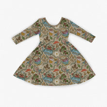 Load image into Gallery viewer, *PREORDER* Tea &amp; Whimsy Long Sleeve Twirl Dress
