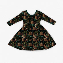 Load image into Gallery viewer, Herbology Long Sleeve Twirl Dress
