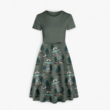 Load image into Gallery viewer, *PREORDER* Alien EnCOWnters 4.0 Women&#39;s Short Sleeve Dress
