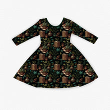Load image into Gallery viewer, *PREORDER* Herbology Long Sleeve Twirl Dress
