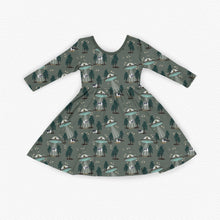Load image into Gallery viewer, *PREORDER* Alien EnCOWnters 4.0 Long Sleeve Twirl Dress
