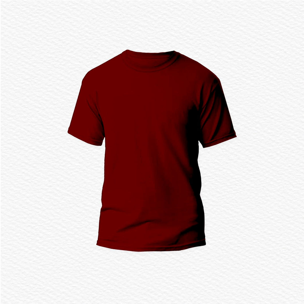 Burgundy Mens Tee